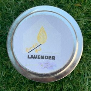 LAVENDER CANDLE in metal tin